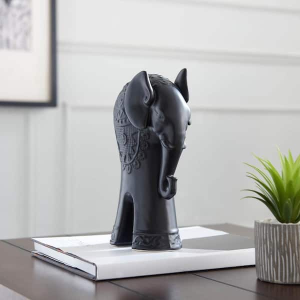 Unbranded Tall Black Exquisite Indian Elephant