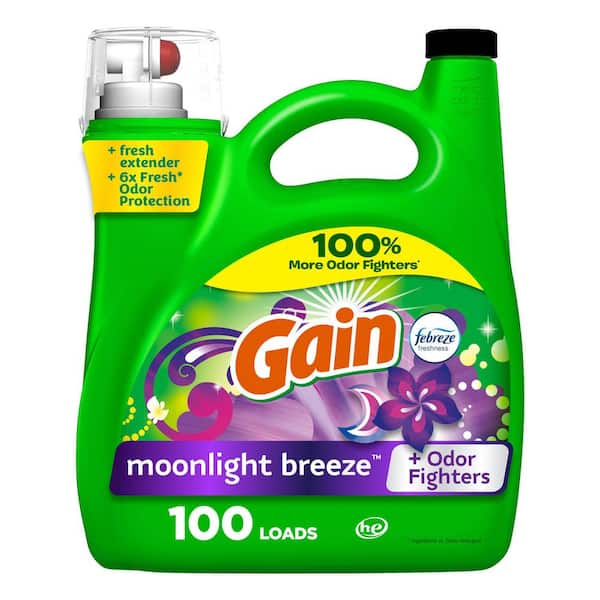 144 oz. HE Febreze Freshness Moonlight Breeze Scent Liquid Laundry Detergent (100-Loads)