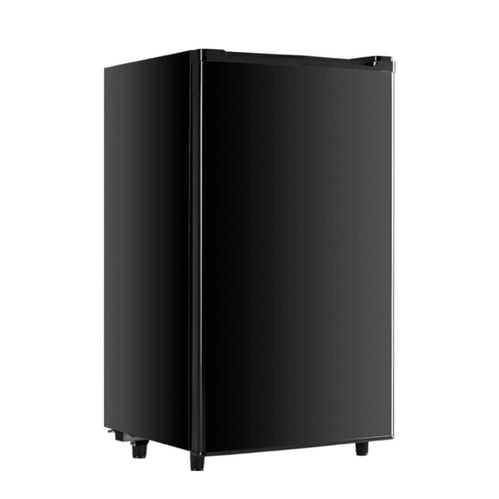 Relyblo 3.2 cu. ft. ‎Manual Defrost Mini Upright Freezer in Black, Small Fridge with Freezer