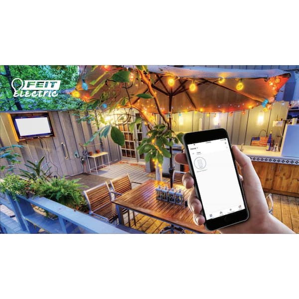 15 Amp 120-Volt Outdoor Smart Wi-Fi Dual Outlet Wall Plug-In, No Hub Required (3-Pack)