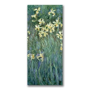 12 in. x 24 in. The Yellow Irises Canvas Art