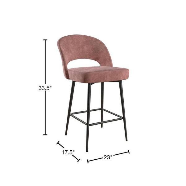 dark pink bar stools