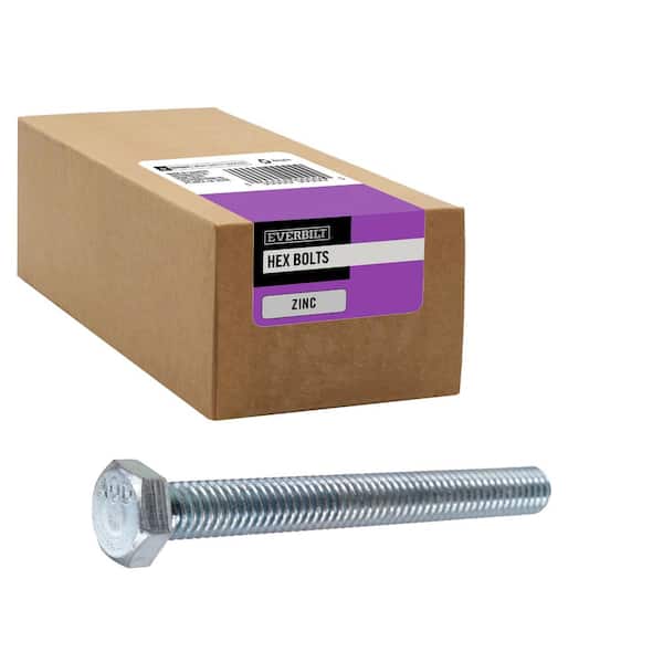 5/16 in.-18 x 3 in. Zinc Plated Hex Bolt