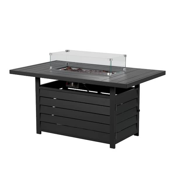Aluminum Propane Outdoor Fire Pit Table