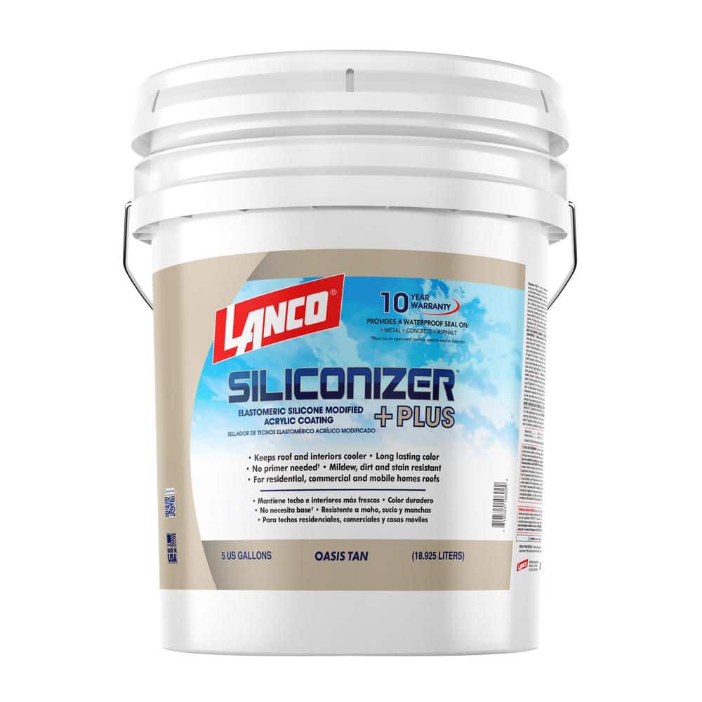 Siliconizer Plus 5 Gal. Acrylic Elastomeric Tan Reflective Roof Coating price history on PriceWatchPro