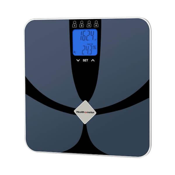 Health o meter Digital Glass Health Scan Body Composition Weight Tracking Scale, 4 Users, 400 lbs.