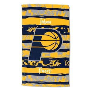 NBA Pacers Multi-Color Graphic Pocket Cotton/Polyester Blend Beach Towel