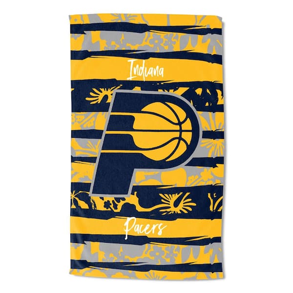 THE NORTHWEST GROUP NBA Pacers Cotton/Polyester Blend Graphic Multicolor Pocket Beach Towel