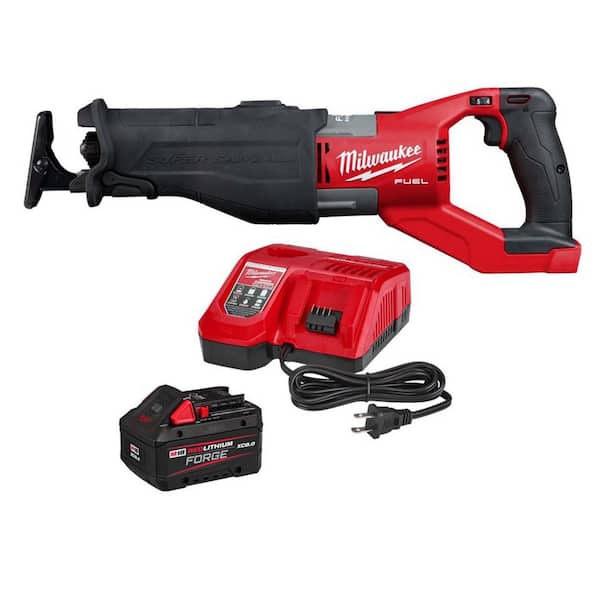 M18 FUEL 18V Lith-Ion Brushless Cordless Super SAWZALL Orbital Reciprocating Saw w/ FORGE 8. 0Ah Battery & Charger