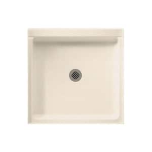 Swanstone 42 in. L x 36 in. W Alcove Shower Pan Base with Center Drain in Tahiti Sand