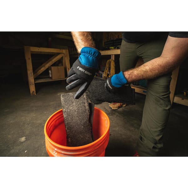 3M WGXL-1 Gripping Material Work Glove; X-Large, Gray/Black