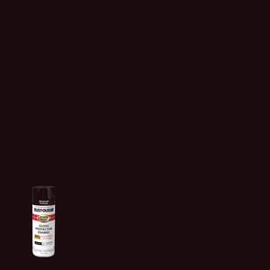 12 oz. Advanced Protective Enamel Gloss Dark Walnut Spray Paint (6 Pack)