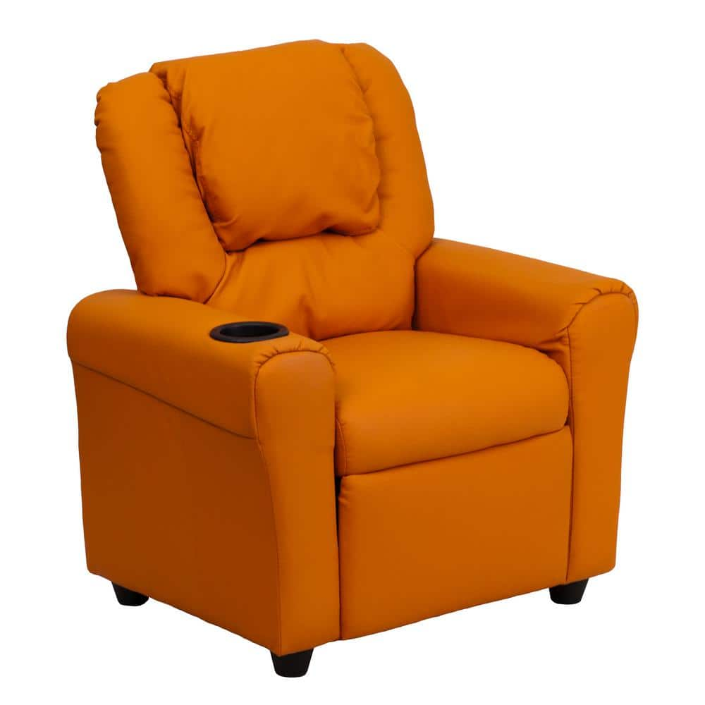 burnt orange rocker recliner