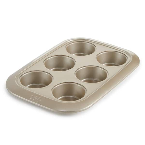 Balance 6-Cup Nonstick Carbon Steel Cupcake Pan 2.5 in.