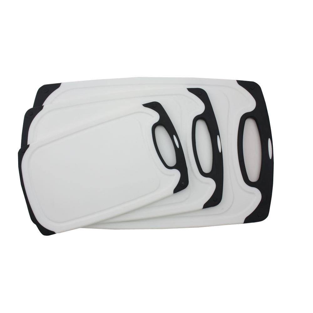 3Piece Poly Dishwasher Safe Cutting Board 688990.HD The Home Depot