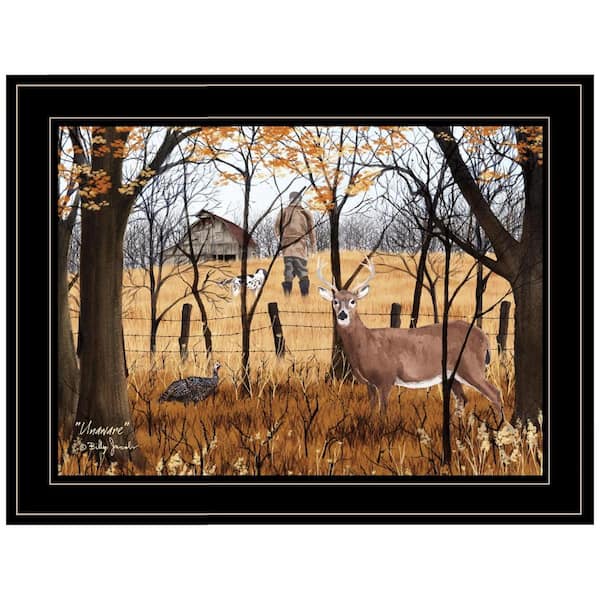 HomeRoots Charlie Unaware 1-Piece Framed Wall Art 15 in. x 19 in.