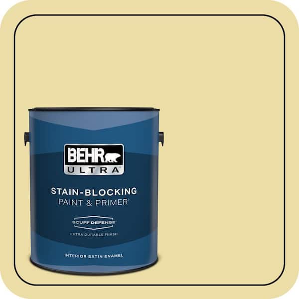 BEHR ULTRA 1 gal. #PPU8-12 Refreshing Tea Extra Durable Satin Enamel Interior Paint & Primer