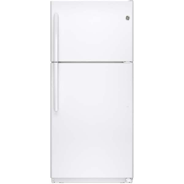GE 18.2 cu. ft. Top Freezer Refrigerator in White, ENERGY STAR