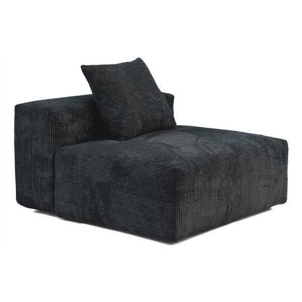 Magic Home 39 in. Armless Oversized Corduroy Polyester Modular