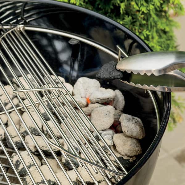 Weber 18 in. Original Kettle Charcoal Grill in Black 441001 - The Home Depot