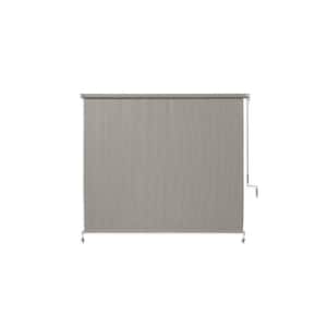 Sandstone Cordless 95% UV Block Fade Resistant Fabric with Heat Shield Exterior Roller Shade 72 in. W x 84 in. L