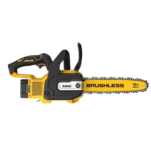 Mini Cordless Chainsaw - 4 Inch, 12V Battery Powered, Electric Handheld For Trimming Branches & Small Wood Cutting