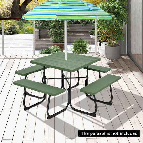 Garden bench 2025 with parasol