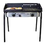 Camp Chef Expedition 2X 2 Burner Propane Gas Grill in Silver