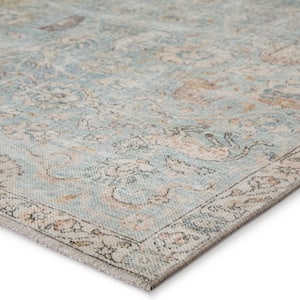 Asher Teal/Gold 10 ft. x 14 ft. Bohemian Rectangle Area Rug