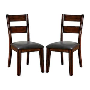 Dark Cherry Dining Side Chairs (Set of 2)