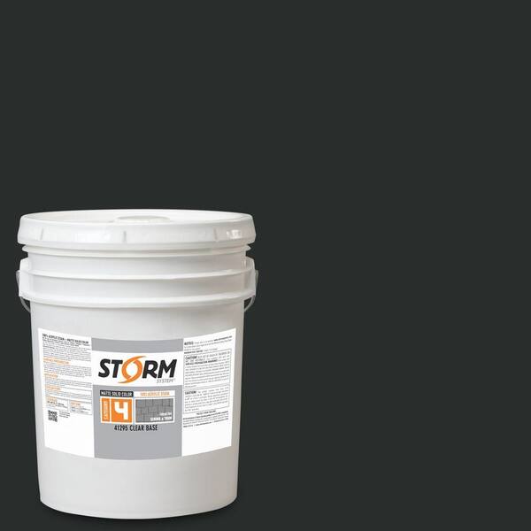 Storm System Category 4 5 gal. Apache Tears Matte Exterior Wood Siding 100% Acrylic Latex Stain