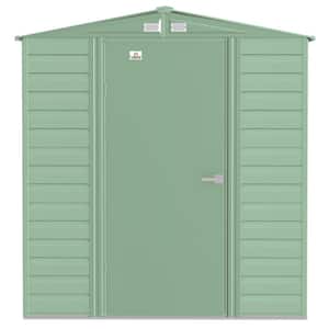 6 ft. x 5 ft. Green Metal Storage Shed With Gable Style Roof 27 Sq. Ft.