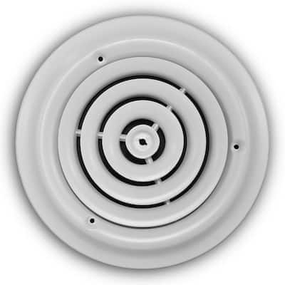 Round Registers Grilles Hvac Supplies The Home Depot Round Registers Grilles Hvac, How To Open Round Ceiling Air Vents