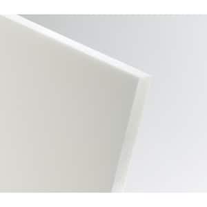 Palight ProjectPVC 24 in. x 48 in. x 0.236 in. Foam PVC White Sheet 159841  - The Home Depot