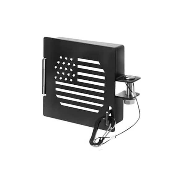 Aluminum Ventilated End Cap for Camper Sewer Hose Storage Fits 4 in. RV Bumper Durable Outdoor Cover 2-Pack