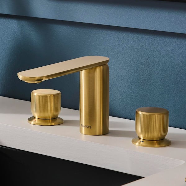 Ruvati Fabio 8 in. Widespread 2 Handle Luxury Bathroom Sink Faucet
