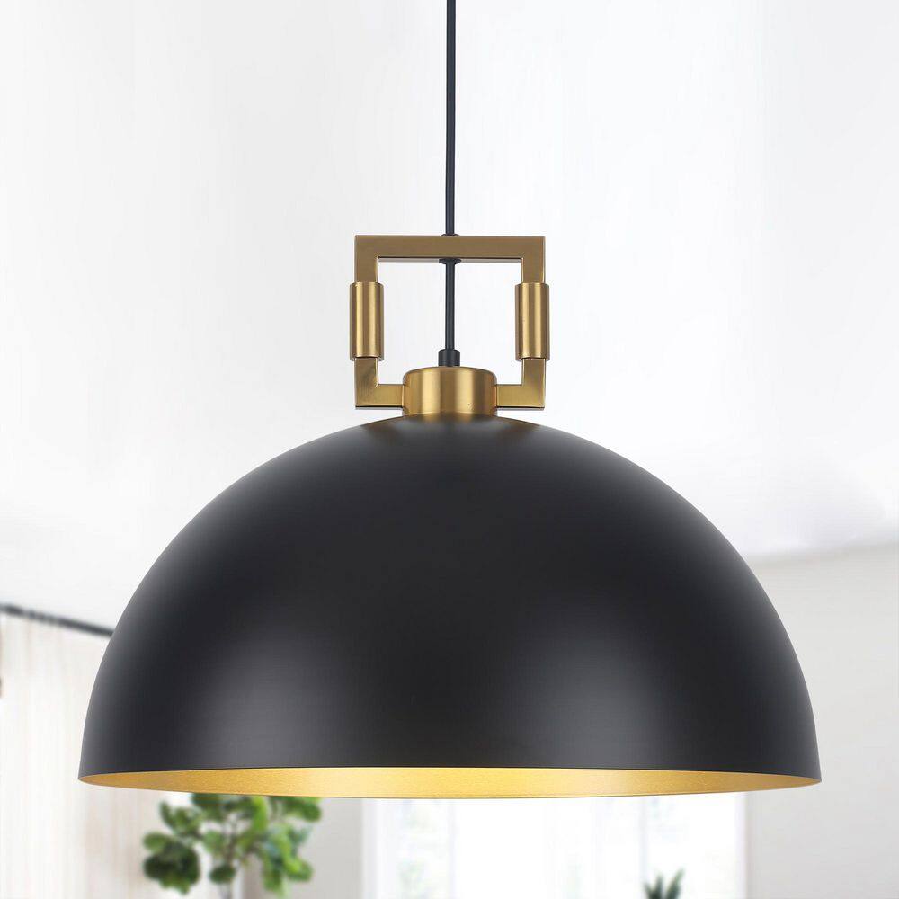 18 in. 1-Light Black Warehouse Pendant Lighting Industrial Hanging Light Fixture with Metal Shade price history on PriceWatchPro