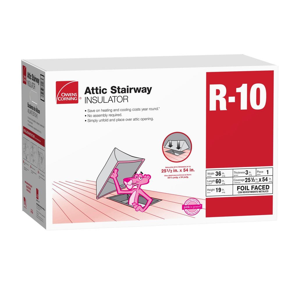 Owens Corning Attic Stair Insulator Tent Cover II 25-1/2 in. x 54