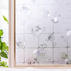 35.4 in. W x 78.7 in. L Decorative and Privacy 3D Window Film