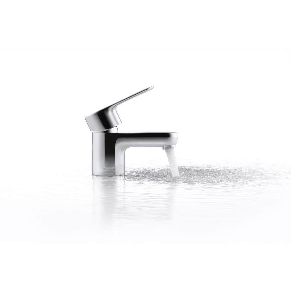 Polished Chrome Single Handle Bathroom Faucet