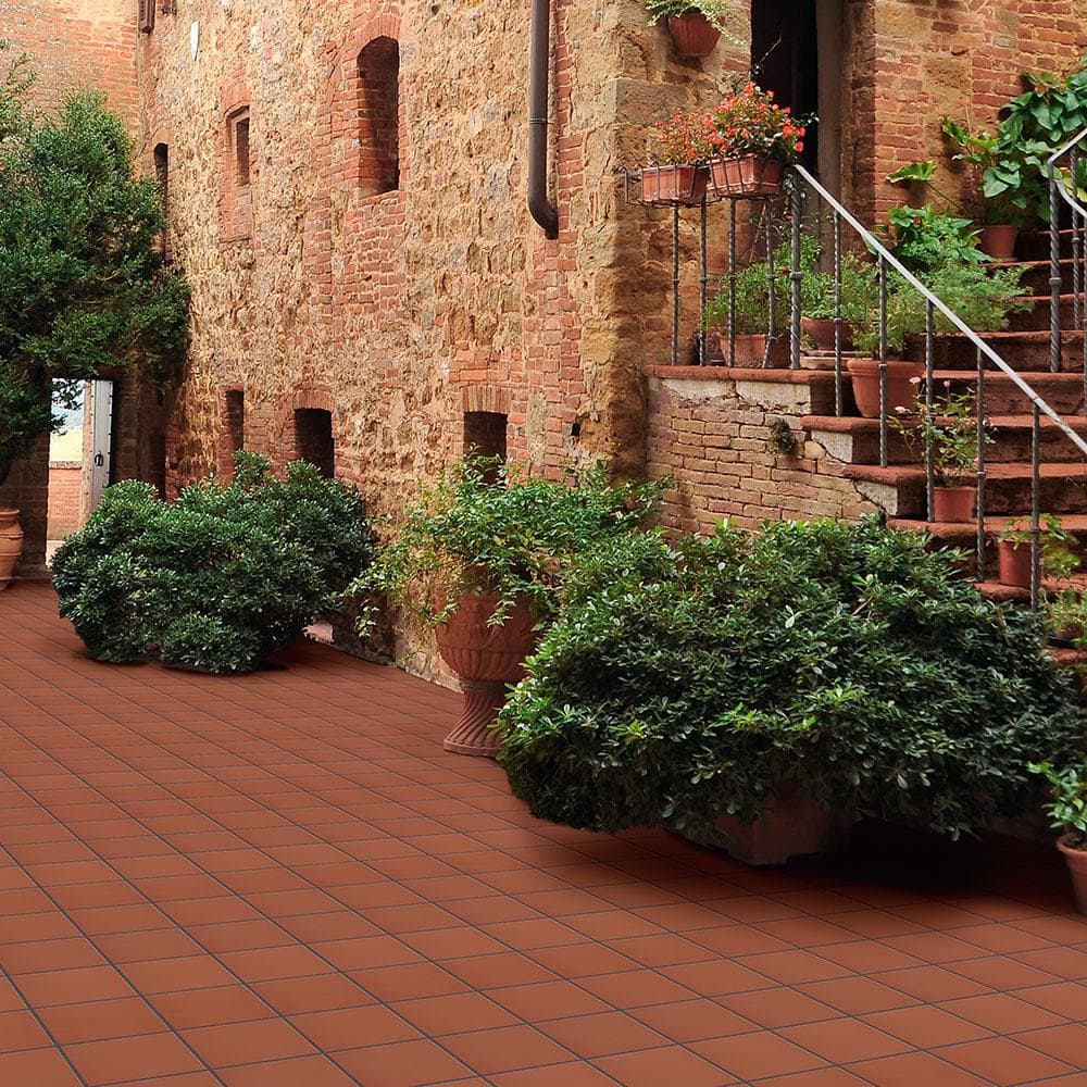 Quarry Red 6x6 Matte Ceramic Indoor/Outdoor Tile