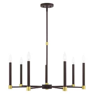 Vaughan-7 Light Bronze Chandelier