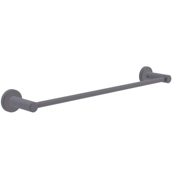 Allied Brass Malibu 24 in. Towel Bar in Matte Gray