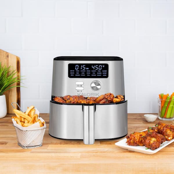 https://images.thdstatic.com/productImages/6a96219f-ca64-430c-a8a8-9674831bc771/svn/black-and-stainless-steel-kalorik-air-fryers-ft-47821-bkss-76_600.jpg