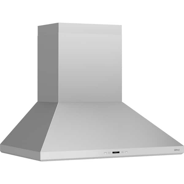 Siena Pro 36 in. 1200 CFM Wall Mount Range Hood with LED Light in Stainless Steel