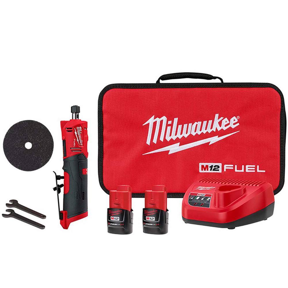 Milwaukee M12 FUEL 12V LithiumIon 1/4 in. Cordless Straight Die