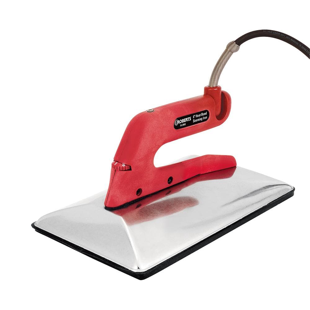 Roberts Extra Wide 6 In Heat Bond Carpet Seaming Iron With Non Stick Grooved Base 10 286g The
