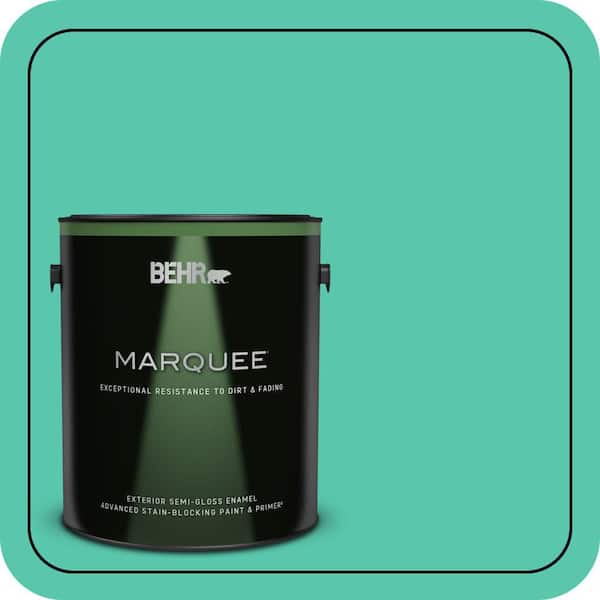 BEHR MARQUEE 1 gal. #P430-4 Kauai Semi-Gloss Enamel Exterior Paint & Primer