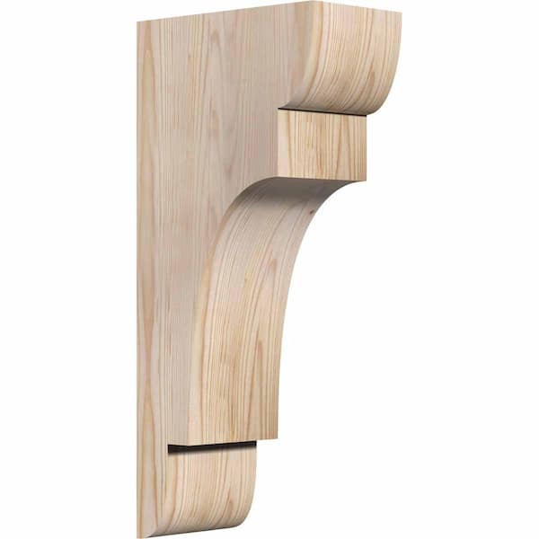 Ekena Millwork 5-1/2 in. x 10 in. x 22 in. Douglas Fir New Brighton Smooth Corbel