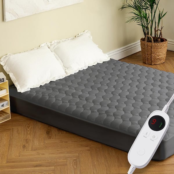 JEAREY Grey Twin Electric Heated Pad